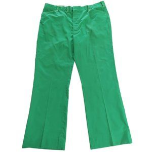 VTG PROTEXALL John Deere Green Permanent Press Pants Size 44 x 30 Made In USA